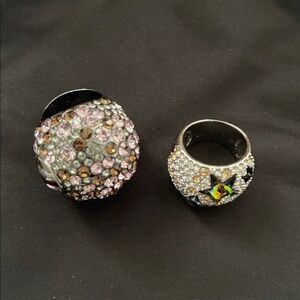 Swarovski Crystal Rings 2 Total